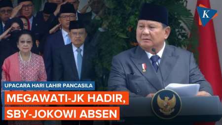 Daftar Eks Presiden-Wapres Di Upacara Hari Pancasila: Megawati-JK Hadir, SBY-Jokowi Absen