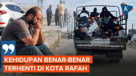 Nestapa Pengungsi di Rafah 
