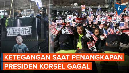 Ketegangan Saat Penyidik Korsel Hendak Tangkap Presiden Yoon Suk Yeol