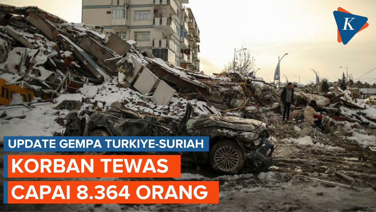Korban Tewas Gempa Turkiye Kian Bertambah, Turkiya 5.894 dan Suriah 2.470
