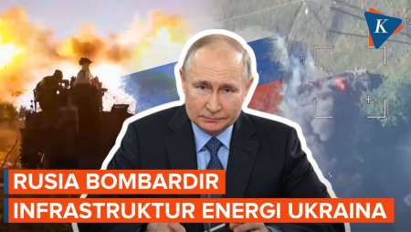 Putin Ngamuk, Rudal dan Drone Hujani Infrastruktur Energi di Ukraina