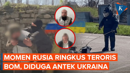 Detik-detik FSB Rusia Ringkus Teroris Bom, Diduga Antek-antek Ukraina