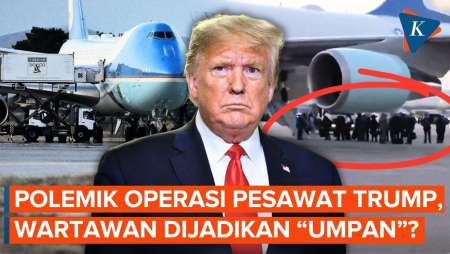 Operasi Trump Pindah Pesawat Picu Kontroversi, Wartawan Jadi “Umpan” Ancaman Iran?