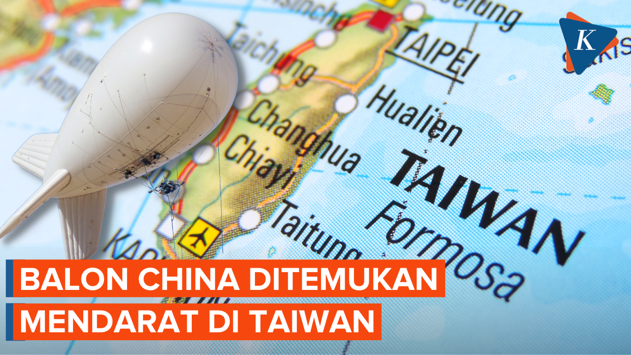 Balon China Mendarat di Pulau Terluar Taiwan
