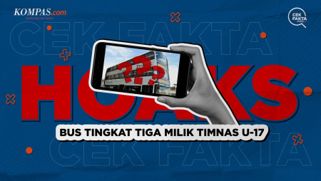 [HOAKS] Bus Tingkat Tiga Milik Timnas U-17