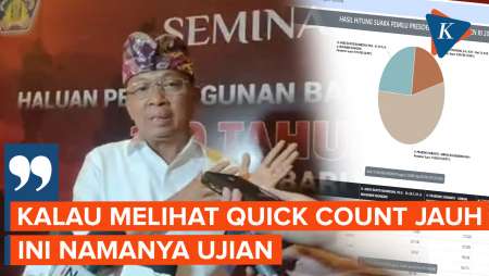 Prabowo-Gibran Unggul Quick Count di Bali, Koster: Ini Ujian