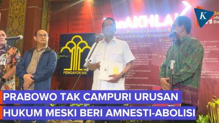 Menteri Tegaskan Prabowo Tak Campuri Urusan Hukum meski Beri Amnesti dan Abolisi