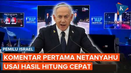 Kata-kata Pertama Netanyahu Usai Hasil Hitung Cepat Pemilu Israel