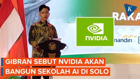 Gibran Ungkap Nvidia Akan Bangun Sekolah AI di Solo