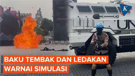 Dramatisnya Simulasi Pengamanan Pelantikan Presiden