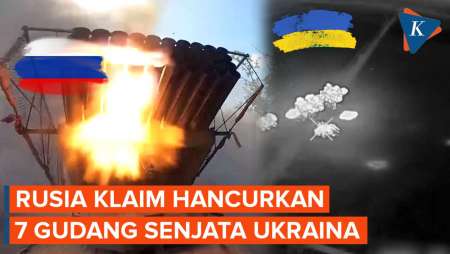 Rusia Hancurkan 7 Gudang Senjata Ukraina, AS Izinkan Kyiv Pakai Senjatanya