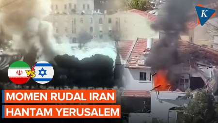 Detik-detik Rudal Iran Hantam Yerusalem, Eskalasi Meningkat Di Hari Perayaan Idul Fitri