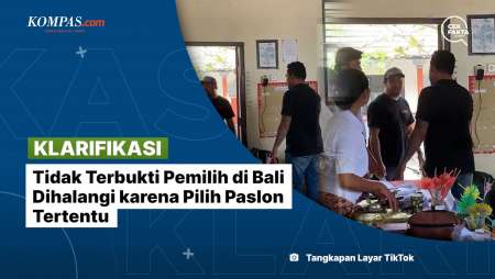 [KLARIFIKASI] Tidak Terbukti Pemilih di Bali Dihalangi karena Pilih Paslon Tertentu