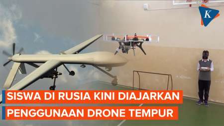 Anak SMP Rusia Diajari Operasikan Drone Tempur, Apa Tujuannya?