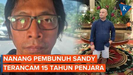 Nanang Gimbal Pembunuh Sandy Permana Terancam 15 Tahun Penjara