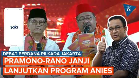 Pramono-Rano Karno Janji Lanjutkan JAKI, Program Warisan Anies Baswedan