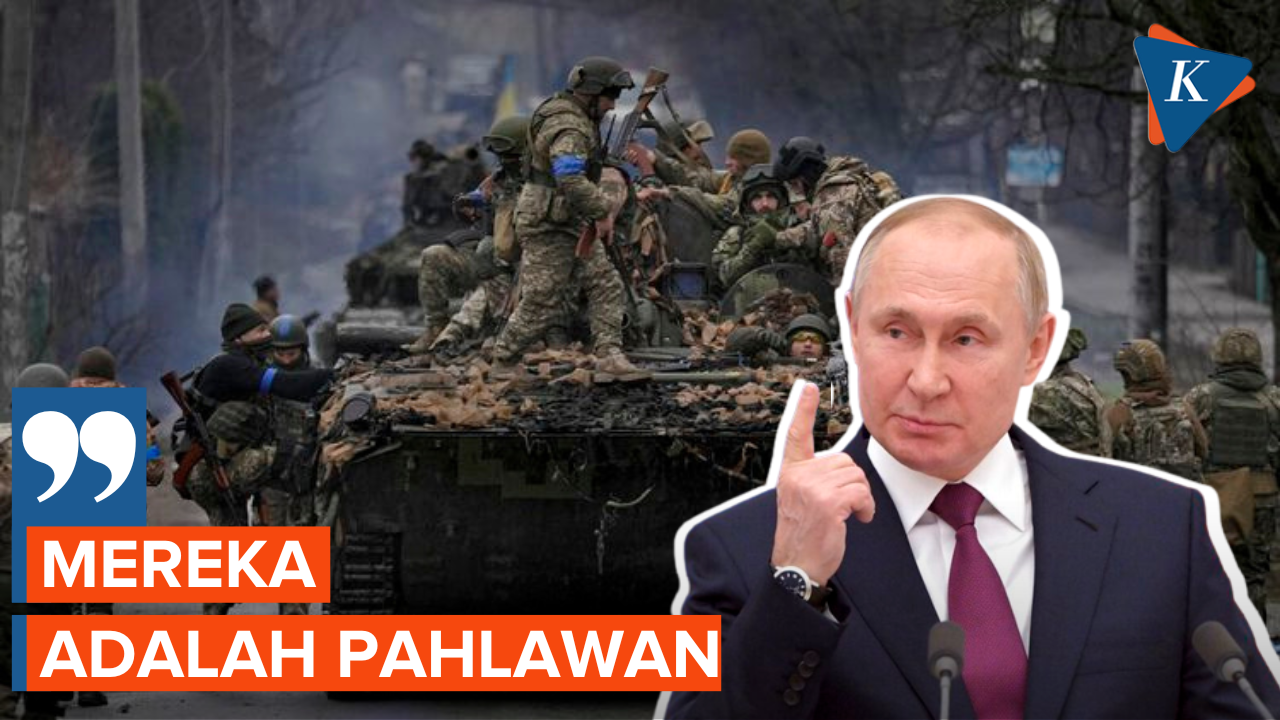 Putin Telepon Pasukan Rusia di Ukraina dan Sebut Mereka Pahlawan