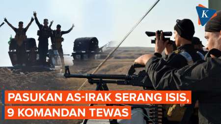 Pasukan Gabungan AS-Irak Serang ISIS, Sembilan Komandan Tewas