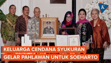 Momen Keluarga Cendana Syukuran Gelar Pahlawan Untuk Soeharto
