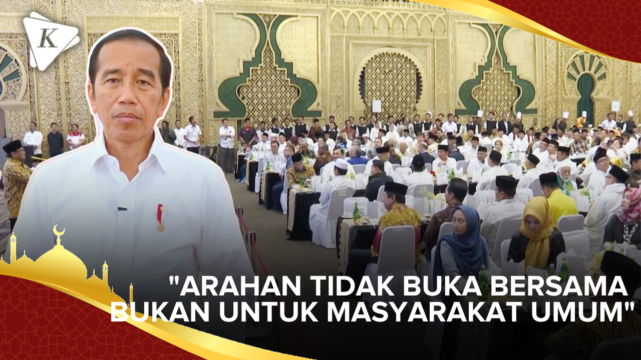 Jokowi: Larangan Buka Puasa Bersama Hanya untuk Internal Pemerintah