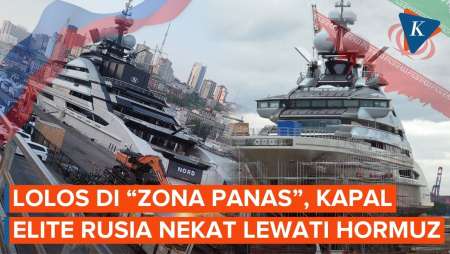 Kapal Mewah Tembus Blokade, Yacht Elite Rusia Lolos Di Selat Hormuz