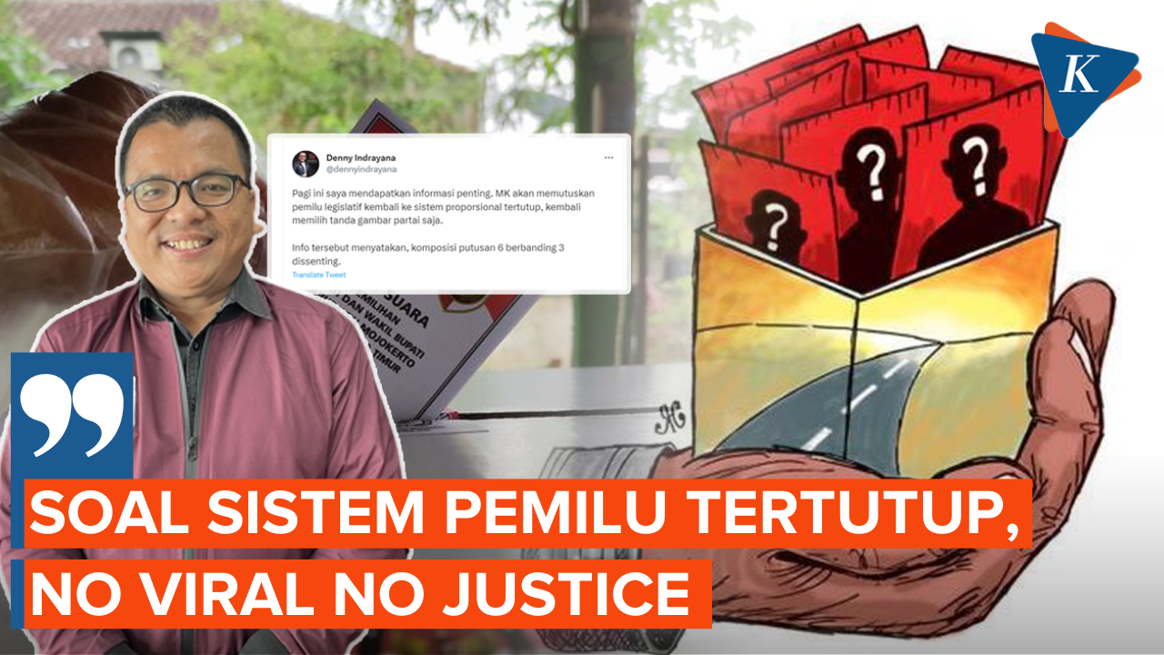 Alasan Denny Indrayana Lempar Isu Rencana MK soal Sistem Pemilu…