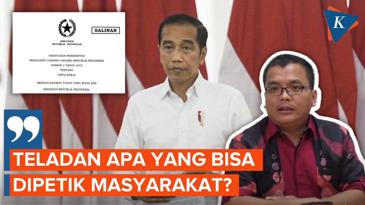 Jokowi Dinilai Beri Contoh Buruk dengan Terbitkan Perppu Cipta Kerja