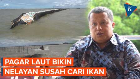 Pagar Misterius 30,16 Km di Perairan Tangerang, Bikin Nelayan Susah Cari Ikan