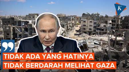 Putin: Tidak Ada Orang di Dunia yang Hatinya Tidak Berdarah Saat Melihat Gaza