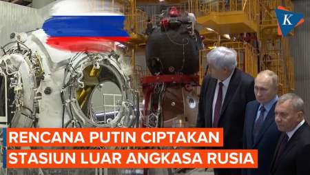 Putin Ingin Rusia Ciptakan Stasiun Luar Angkasa Sendiri