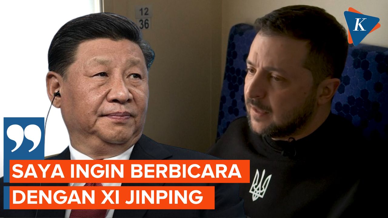 Zelensky Mengaku Siap Dikunjungi Xi Jinping