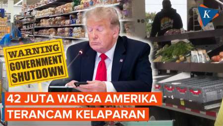Shutdown Makin Parah, Sekitar 42 Juta Warga AS Terancam Tanpa Bantuan Pangan