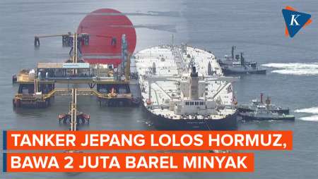 Tanker Jepang Lolos Selat Hormuz Tanpa Bayar Ke Iran, Bawa 2 Juta Barel Minyak Mentah