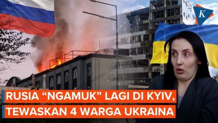 Rusia "Ngamuk" Lagi, Serangan Udaranya Tewaskan 4 Warga Kyiv, Gedung Perkantoran Hancur