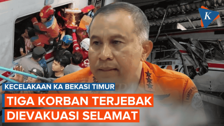 Update Kecelakaan KRL Vs Argo Bromo: 3 Korban Terjebak Dievakuasi Selamat