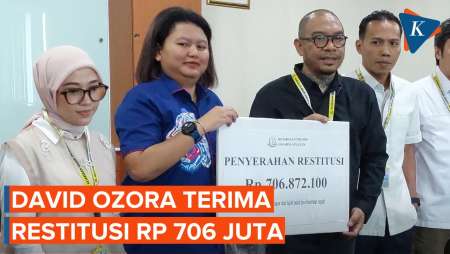 Keluarga David Ozora Terima Restitusi Rp 706 Juta, Hasil Lelang Rubicon Mario Dandy