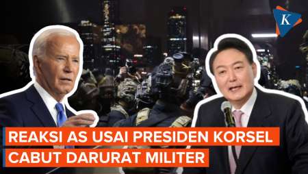 Leganya AS Usai Presiden Yoon Cabut Darurat Militer Korsel