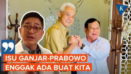 Tim Pemenangan Ganjar Tepis Bahas Duet dengan Prabowo, Usungan PDI-P Tak Mungkin Jadi Wakil