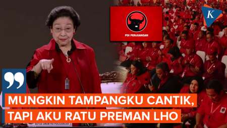 Megawati: Aku Ratunya PDI-P, tapi Ratu Preman Lho 