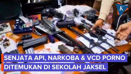 995 Senpi Ditemukan Di Ruang Kepala Yayasan Sekolah Di Jaksel