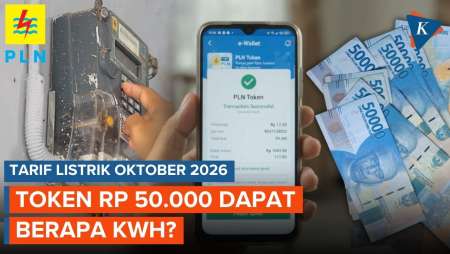 Tarif Listrik Oktober 2026 Resmi Berlaku, Beli Token Rp 50.000 Dapat Berapa KWh?