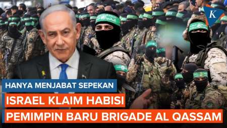 Israel Klaim Bunuh Pemimpin Baru Brigade Al Qassam, Hanya Menjabat Sepekan