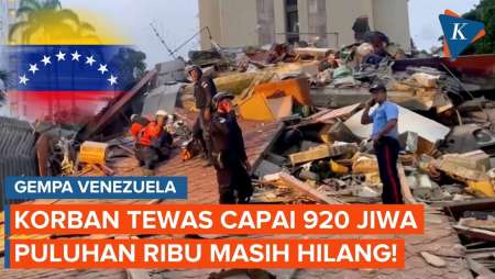Korban Gempa Venezuela Terus Bertambah, 920 Tewas dan 50.000 Hilang!