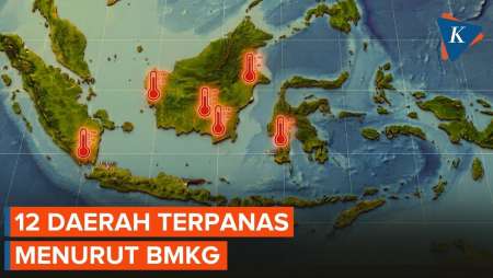 12 Daerah Terpanas Di Indonesia Versi BMKG, Suhu Tembus 37 Derajat Celsius