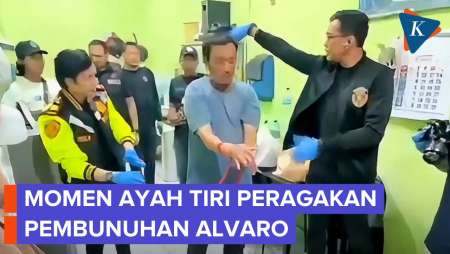Detik-detik Alex Iskandar Peragakan Pembunuhan Alvaro