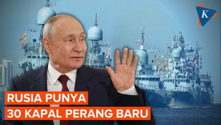 Putin Tambah 30 Kapal Tempur untuk Kekuatan Angkatan Laut Rusia