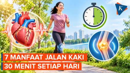7 Manfaat Jalan Kaki 30 Menit Setiap Hari