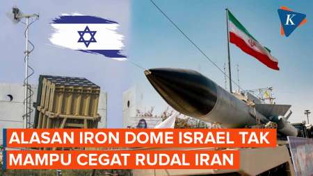Mengapa Iron Dome Israel Jebol, Tak Mampu Tangkis Rudal Iran?