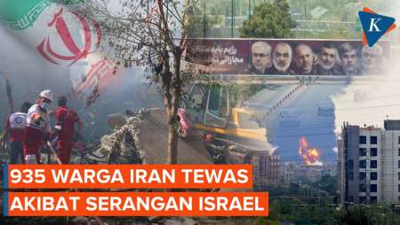 Iran Konfirmasi 935 Orang Tewas akibat Serangan Israel