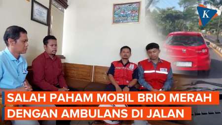 Viral Video Brio Merah Halangi Laju Ambulans, Pengemudi Berikan Penjelasan